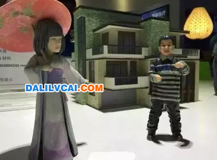 3D打印做出來的小人、衣服還有臺燈