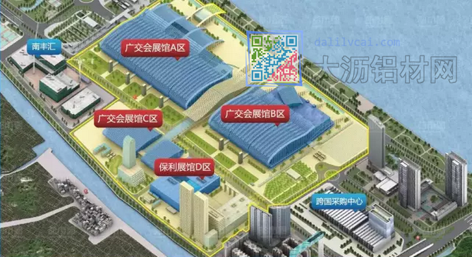 2016年7月廣州建博會(huì)展館分布地圖