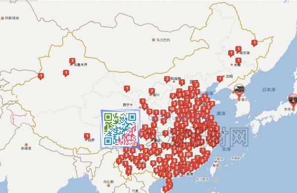偉業(yè)鋁材全國(guó)經(jīng)銷商布局圖