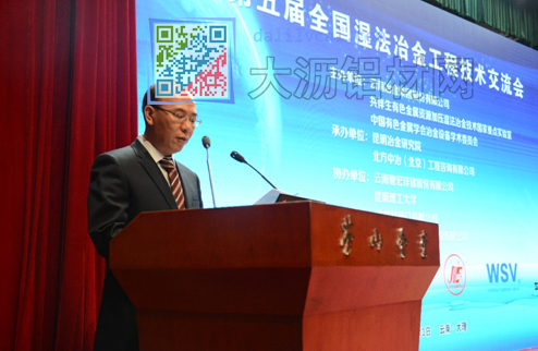 云南冶金集團(tuán)股份有限公司總經(jīng)理孫勇發(fā)表講話