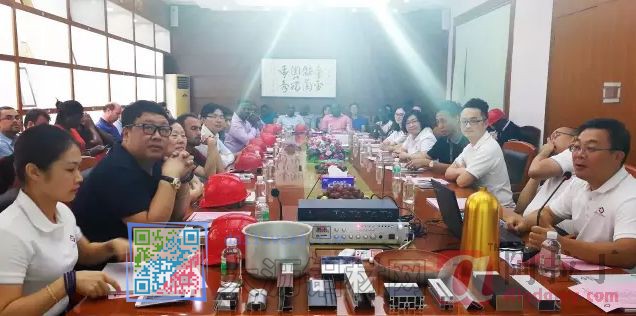 54名政府要員組成的超級國際參訪團(tuán)參觀金蘭集團(tuán)