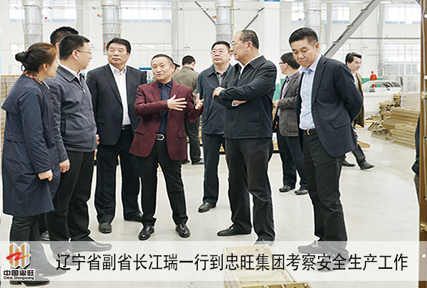 遼寧省副省長冮瑞一行考察忠旺集團安全生產工作現(xiàn)場