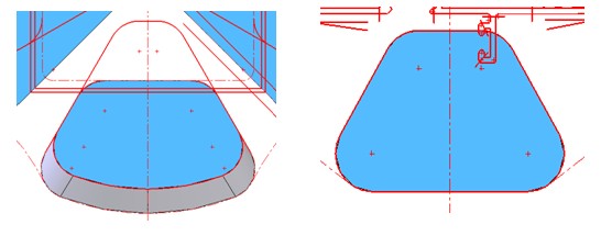 鋁材擠壓模具對(duì)稱的分流孔