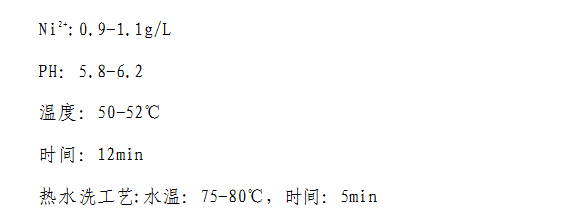 鋁材封孔工藝參數(shù)控制范圍